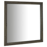 Tampa Furniture Outlet - Coaster - Wright Dresser Mirror Brown Oak - 223344