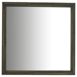 Wright Dresser Mirror Brown Oak - Tampa Furniture Outlet