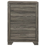 Wright 4-drawer Chest of Drawers Brown Oak - Tampa Furniture Outlet