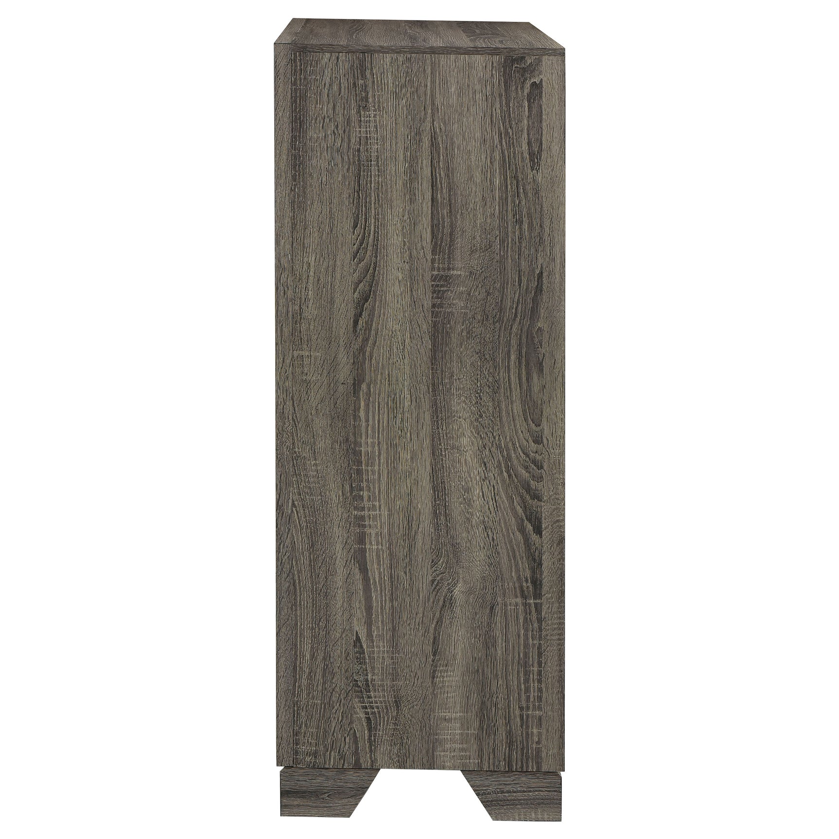 Wright 4-drawer Chest of Drawers Brown Oak - Tampa Furniture Outlet