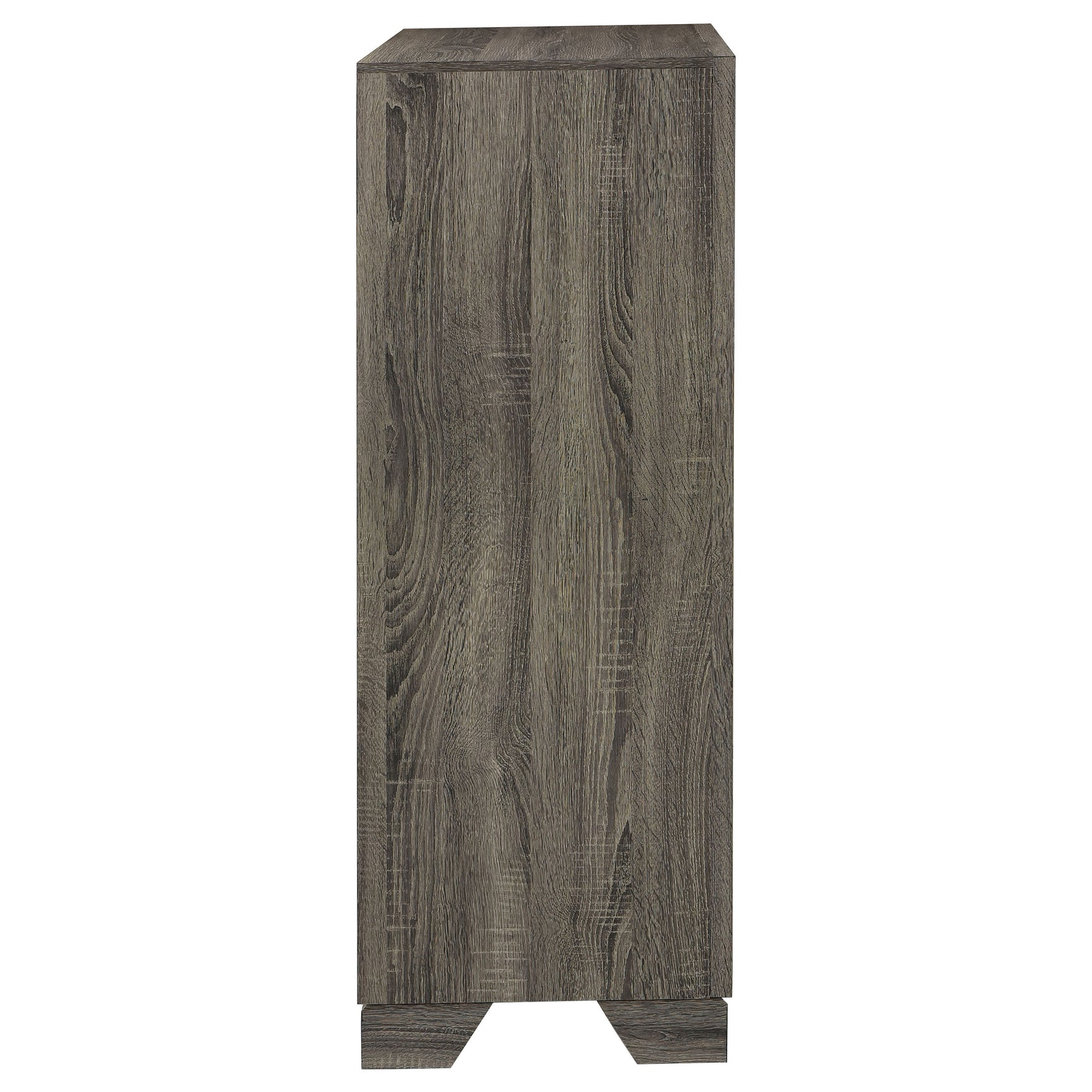 Wright 4-drawer Chest of Drawers Brown Oak - Tampa Furniture Outlet