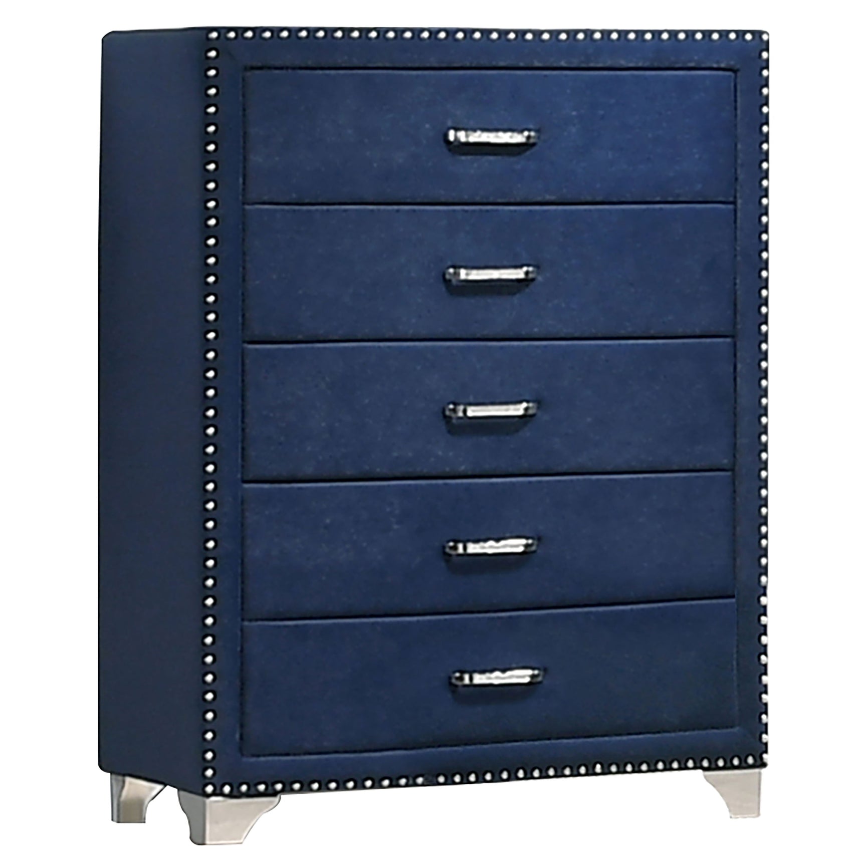 Melody 4-piece Eastern King Bedroom Set Pacific Blue - Tampa Furniture Outlet