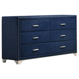 Melody 4-piece California King Bedroom Set Pacific Blue - Tampa Furniture Outlet