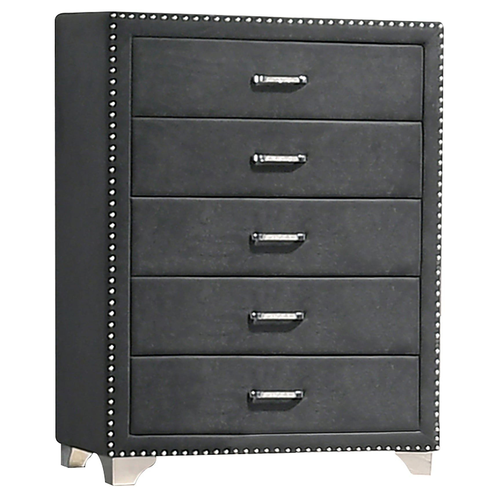 Melody 4-piece California King Bedroom Set Grey - Tampa Furniture Outlet