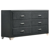 Melody 5-piece California King Bedroom Set Grey - Tampa Furniture Outlet