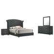 Tampa Furniture Outlet - Coaster - Melody 4-piece Queen Bedroom Set Grey - 223381Q-S4