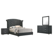 Tampa Furniture Outlet - Coaster - Melody 4-piece Queen Bedroom Set Grey - 223381Q-S4