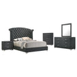 Tampa Furniture Outlet - Coaster - Melody 5-piece Queen Bedroom Set Grey - 223381Q-S5