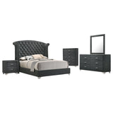 Tampa Furniture Outlet - Coaster - Melody 5-piece Queen Bedroom Set Grey - 223381Q-S5