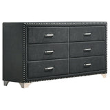 Melody 5-piece Queen Bedroom Set Grey - Tampa Furniture Outlet