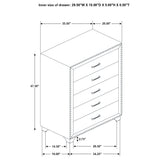 Melody 5-piece Queen Bedroom Set Grey - Tampa Furniture Outlet