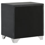 Melody Upholstered 2-drawer Nightstand Grey - Tampa Furniture Outlet