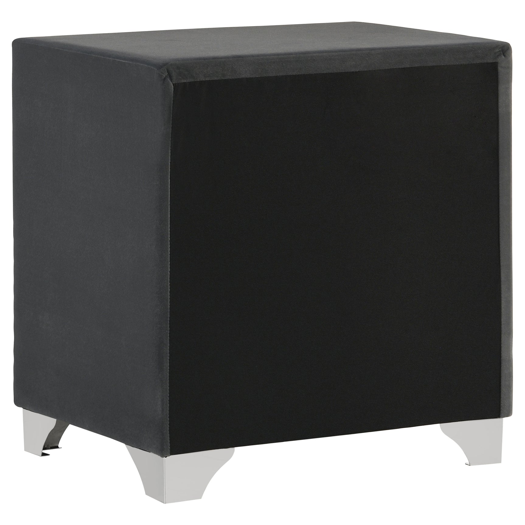 Melody Upholstered 2-drawer Nightstand Grey - Tampa Furniture Outlet