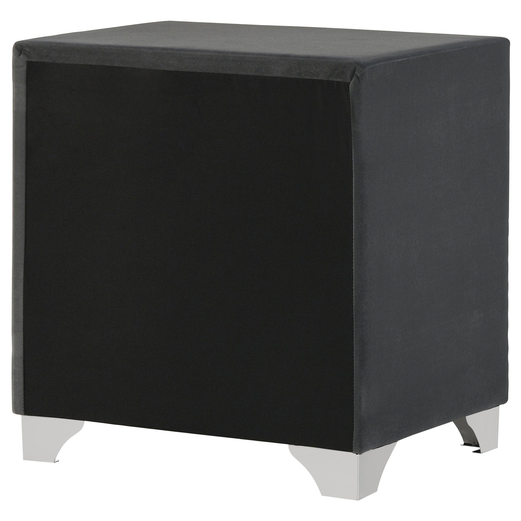Melody Upholstered 2-drawer Nightstand Grey - Tampa Furniture Outlet