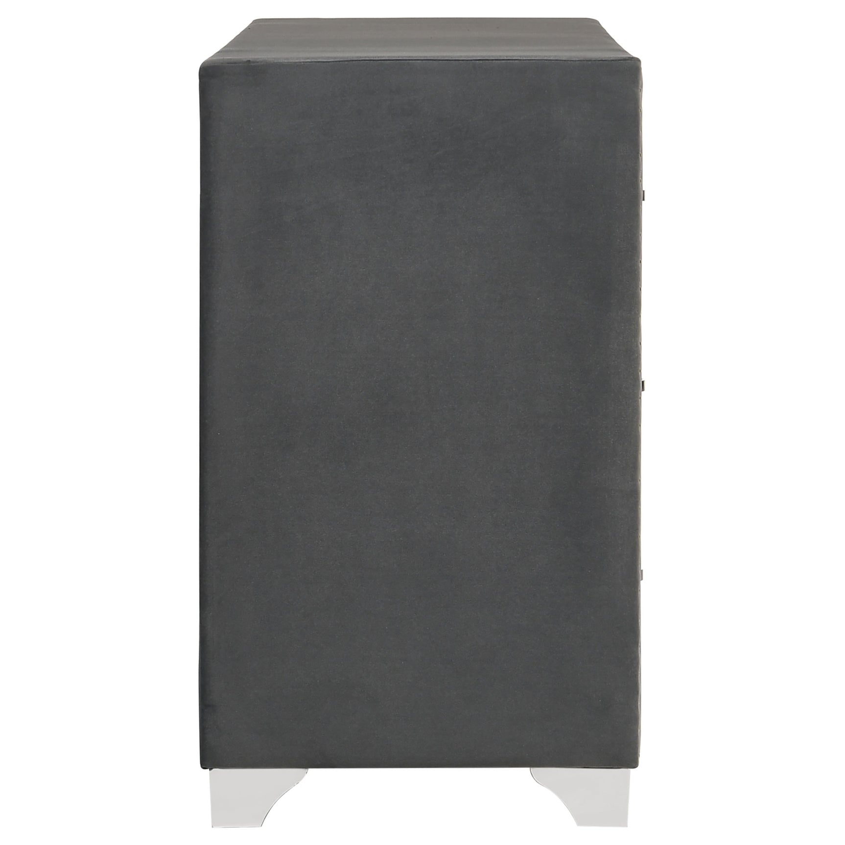 Melody 6-drawer Upholstered Dresser Grey - Tampa Furniture Outlet