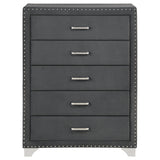 Melody 5-drawer Bedroom Chest Grey - Tampa Furniture Outlet
