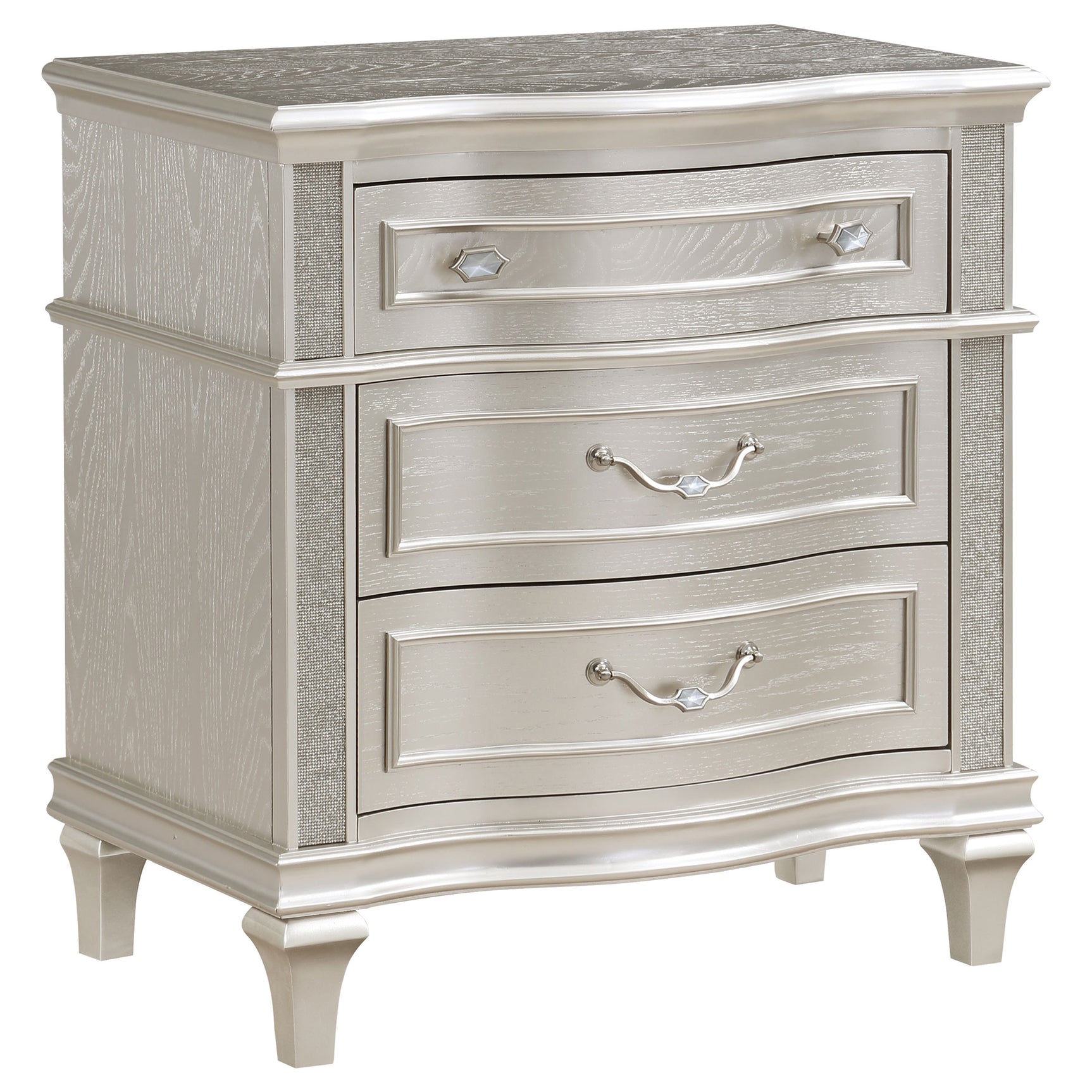 Evangeline 4-piece California King Bedroom Set Silver Oak - Tampa Furniture Outlet