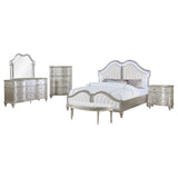 Evangeline 5-piece California King Bedroom Set Silver Oak - Tampa Furniture Outlet