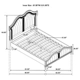 Evangeline 5-piece Queen Bedroom Set Silver Oak - Tampa Furniture Outlet