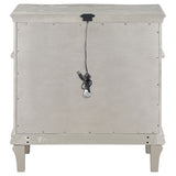 Evangeline 3-drawer Nightstand Silver Oak - Tampa Furniture Outlet