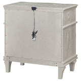 Evangeline 3-drawer Nightstand Silver Oak - Tampa Furniture Outlet