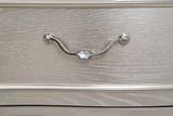 Evangeline 3-drawer Nightstand Silver Oak - Tampa Furniture Outlet