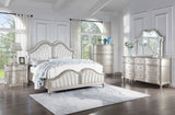 Evangeline 9-drawer Dresser with Mirror Silver Oak - Tampa Furniture Outlet