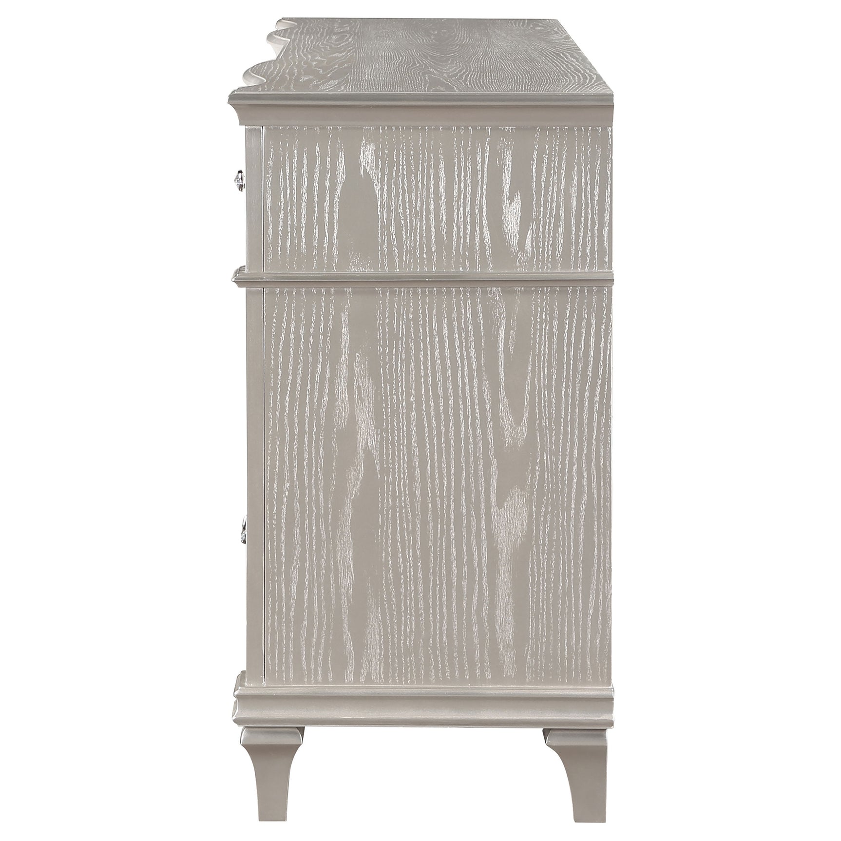 Evangeline 9-drawer Dresser Silver Oak - Tampa Furniture Outlet