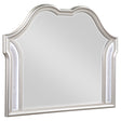 Tampa Furniture Outlet - Coaster - Evangeline Dresser Mirror Silver Oak - 223394