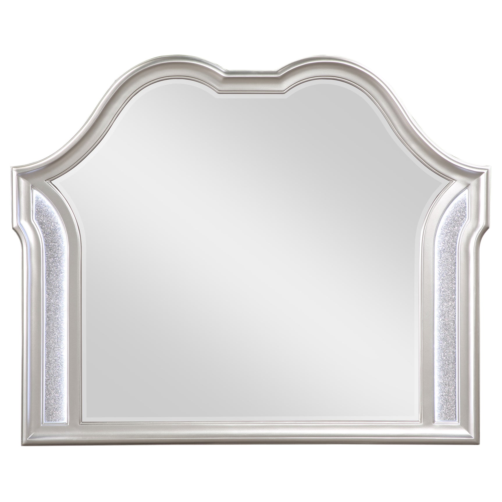 Evangeline Dresser Mirror Silver Oak - Tampa Furniture Outlet