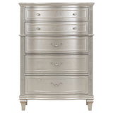 Evangeline 6-drawer Bedroom Chest Silver Oak - Tampa Furniture Outlet