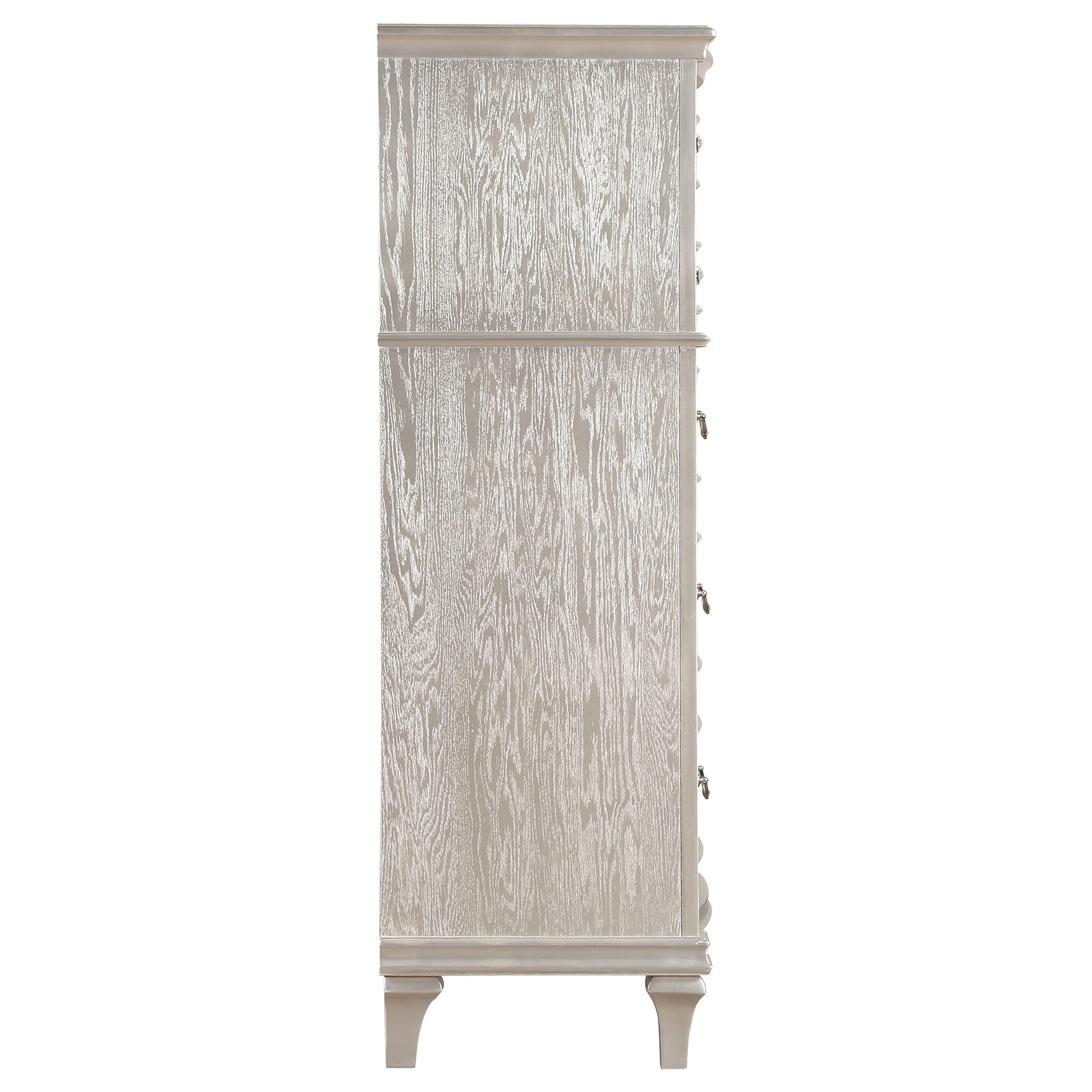 Evangeline 6-drawer Bedroom Chest Silver Oak - Tampa Furniture Outlet