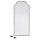 Evangeline Full Length LED Light Floor Mirror Silver Oak - Tampa Furniture Outlet