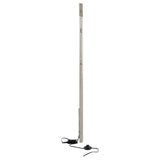 Evangeline Full Length LED Light Floor Mirror Silver Oak - Tampa Furniture Outlet