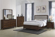 Tampa Furniture Outlet - Coaster - Welsley 5-piece Eastern King Bedroom Set Walnut - 223441KE-S5
