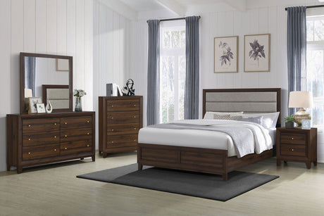 Tampa Furniture Outlet - Coaster - Welsley 5-piece Eastern King Bedroom Set Walnut - 223441KE-S5