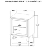 Welsley 4-piece California King Bedroom Set Walnut - Tampa Furniture Outlet