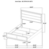 Welsley 4-piece Queen Bedroom Set Walnut - Tampa Furniture Outlet