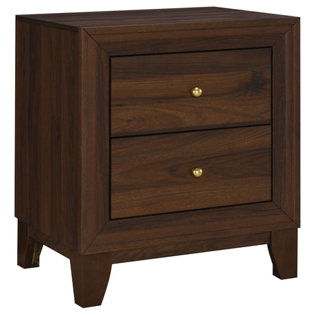Tampa Furniture Outlet - Coaster - Welsley 2-drawer Nightstand Bedside Table Walnut - 223442