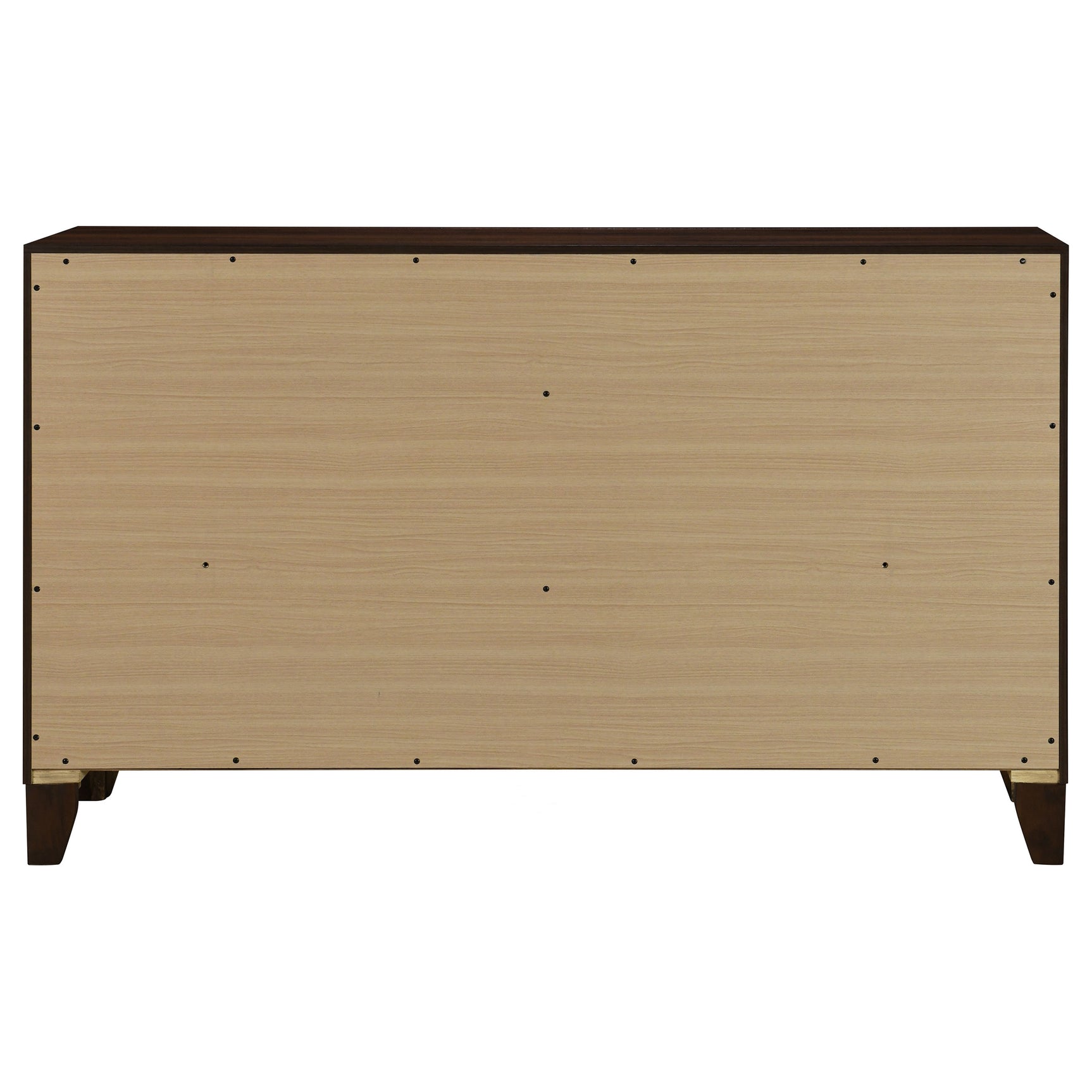 Welsley 6-drawer Dresser Cabinet Walnut - Tampa Furniture Outlet