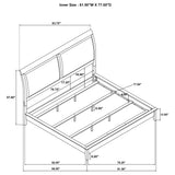 Bexhill 4-piece Eastern King Bedroom Set White - Tampa Furniture Outlet