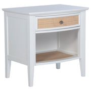 Tampa Furniture Outlet - Coaster - Bexhill 1-drawer Nightstand Bedside Table White - 223472