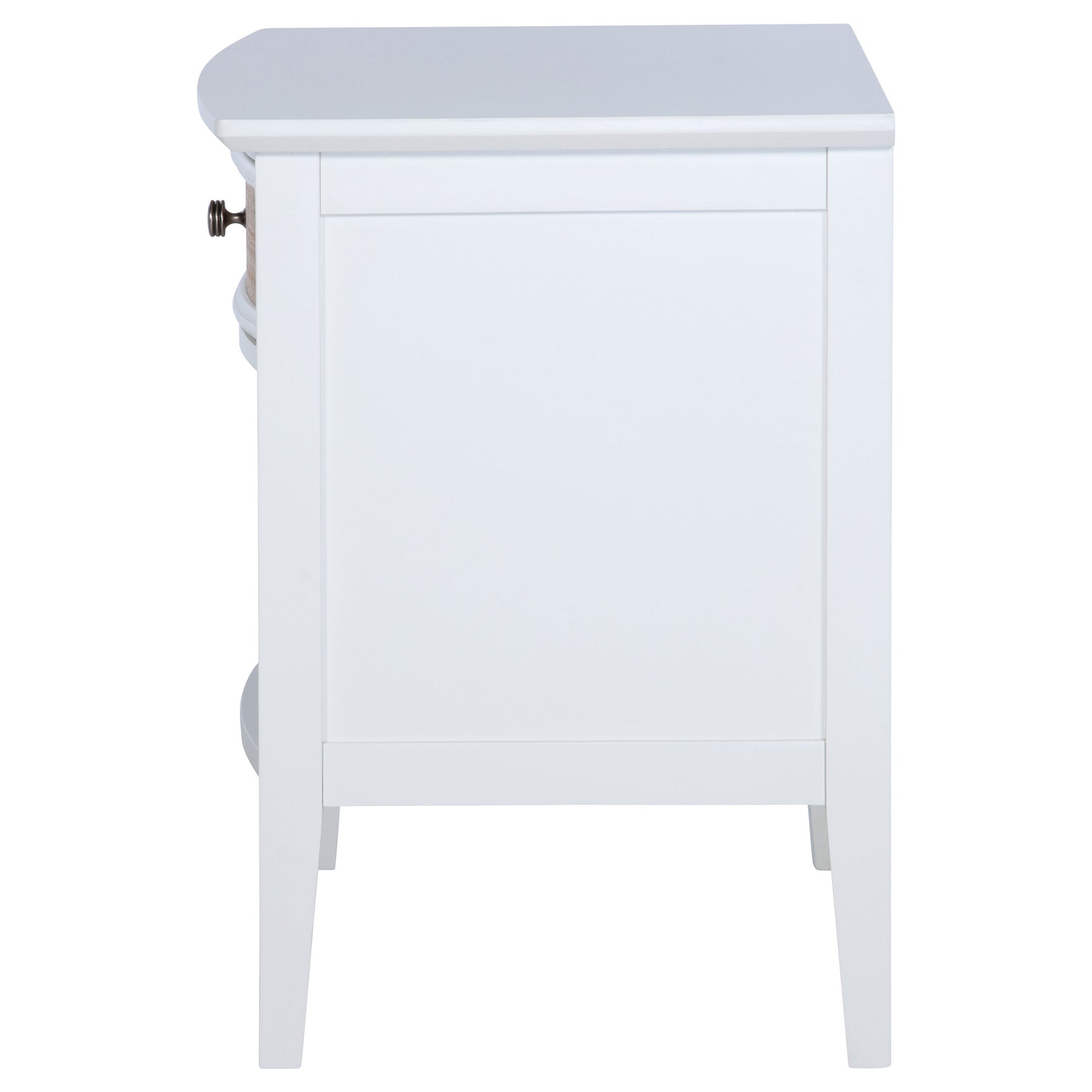 Bexhill 1-drawer Nightstand Bedside Table White - Tampa Furniture Outlet