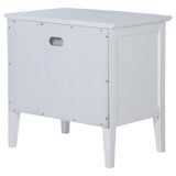 Bexhill 1-drawer Nightstand Bedside Table White - Tampa Furniture Outlet