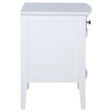 Bexhill 1-drawer Nightstand Bedside Table White - Tampa Furniture Outlet