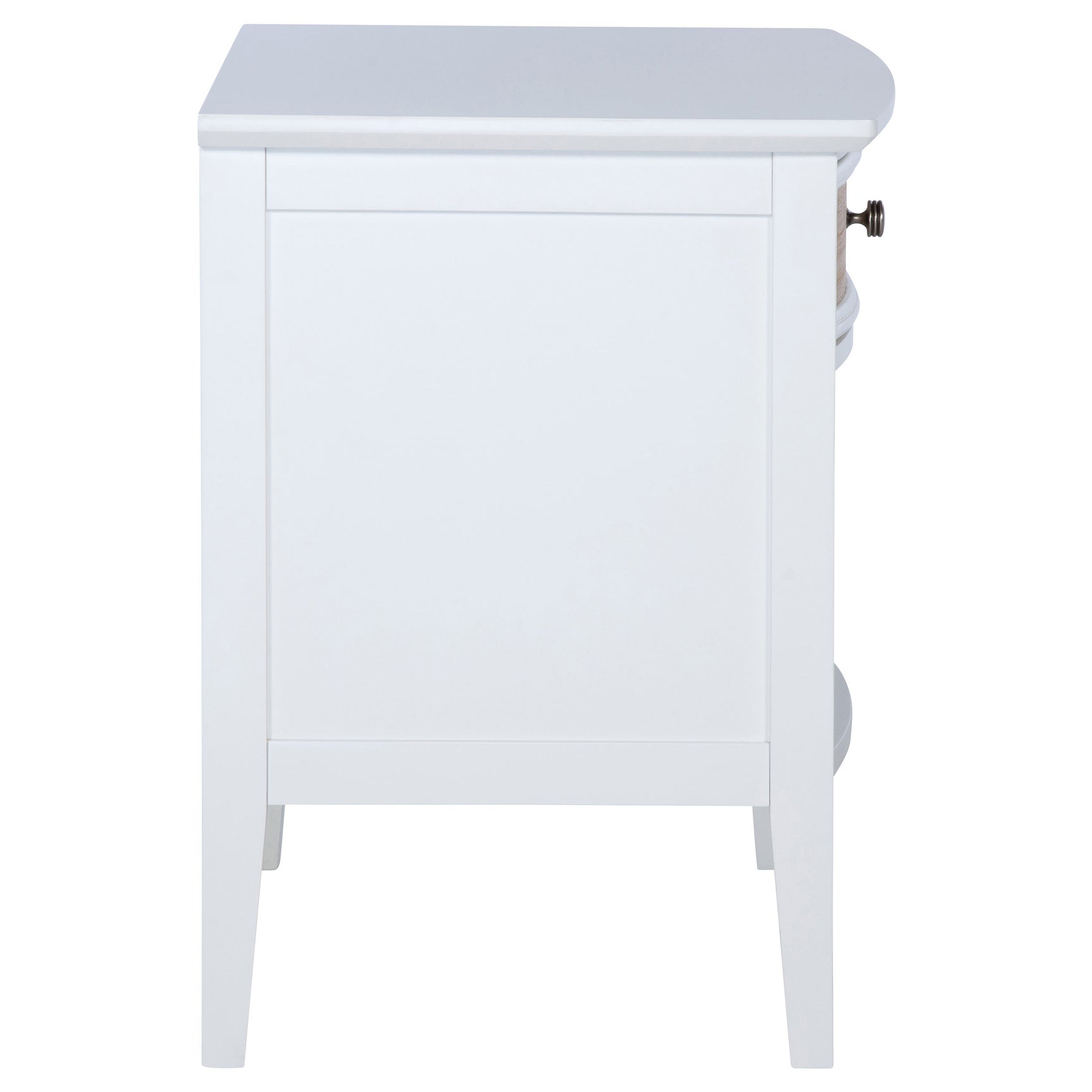 Bexhill 1-drawer Nightstand Bedside Table White - Tampa Furniture Outlet