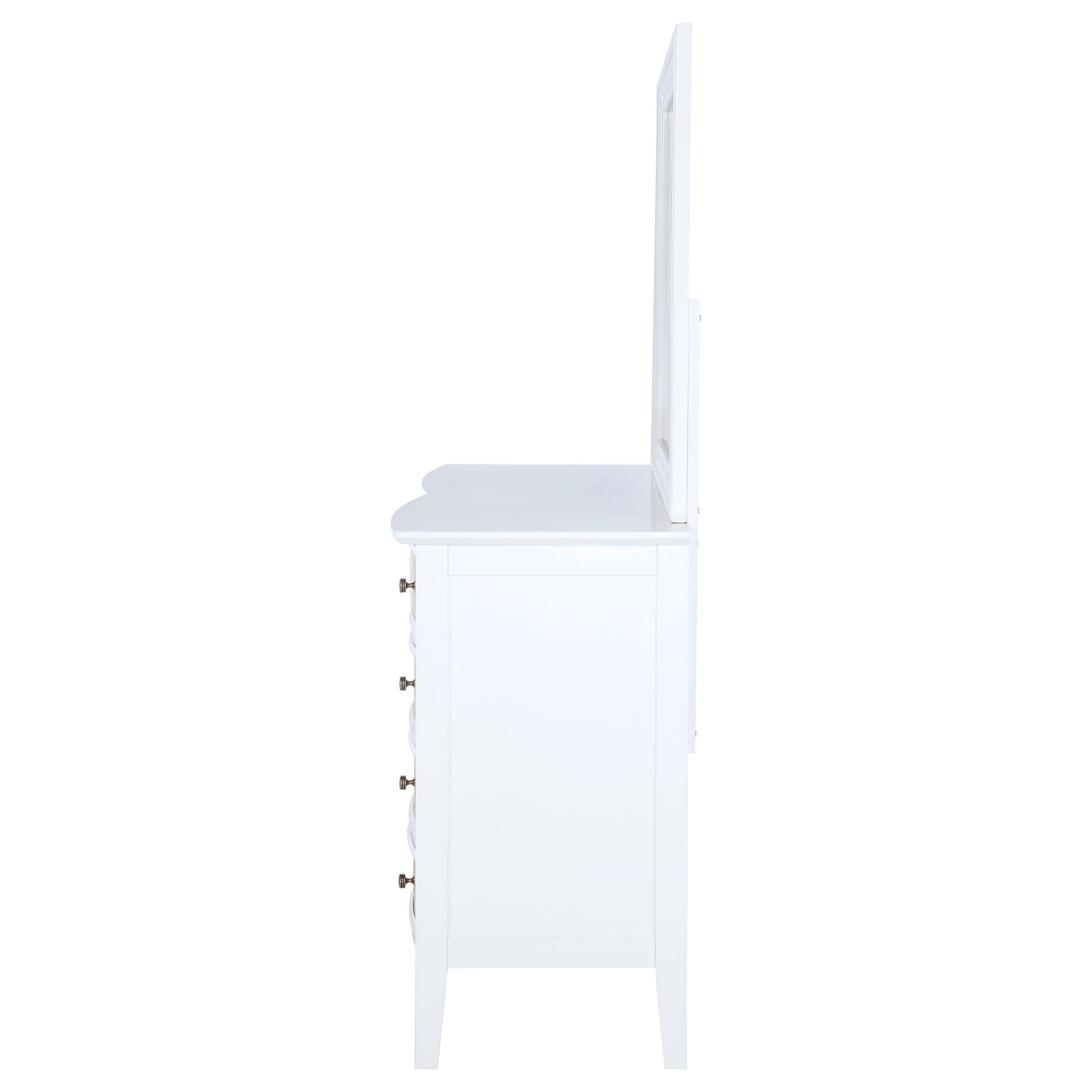 Bexhill 10-drawer Dresser and Mirror White - Tampa Furniture Outlet