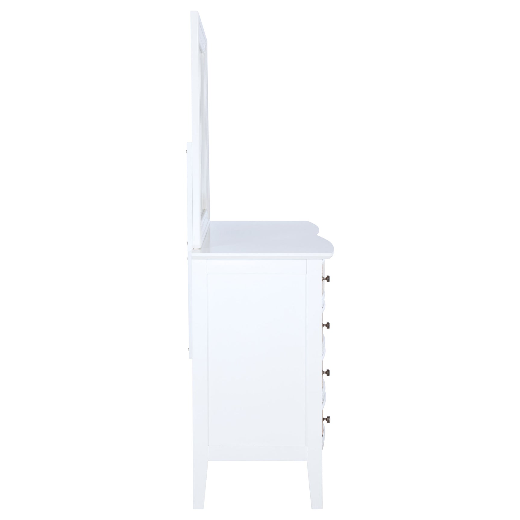 Bexhill 10-drawer Dresser and Mirror White - Tampa Furniture Outlet
