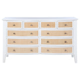 Bexhill 10-drawer Dresser Cabinet White - Tampa Furniture Outlet