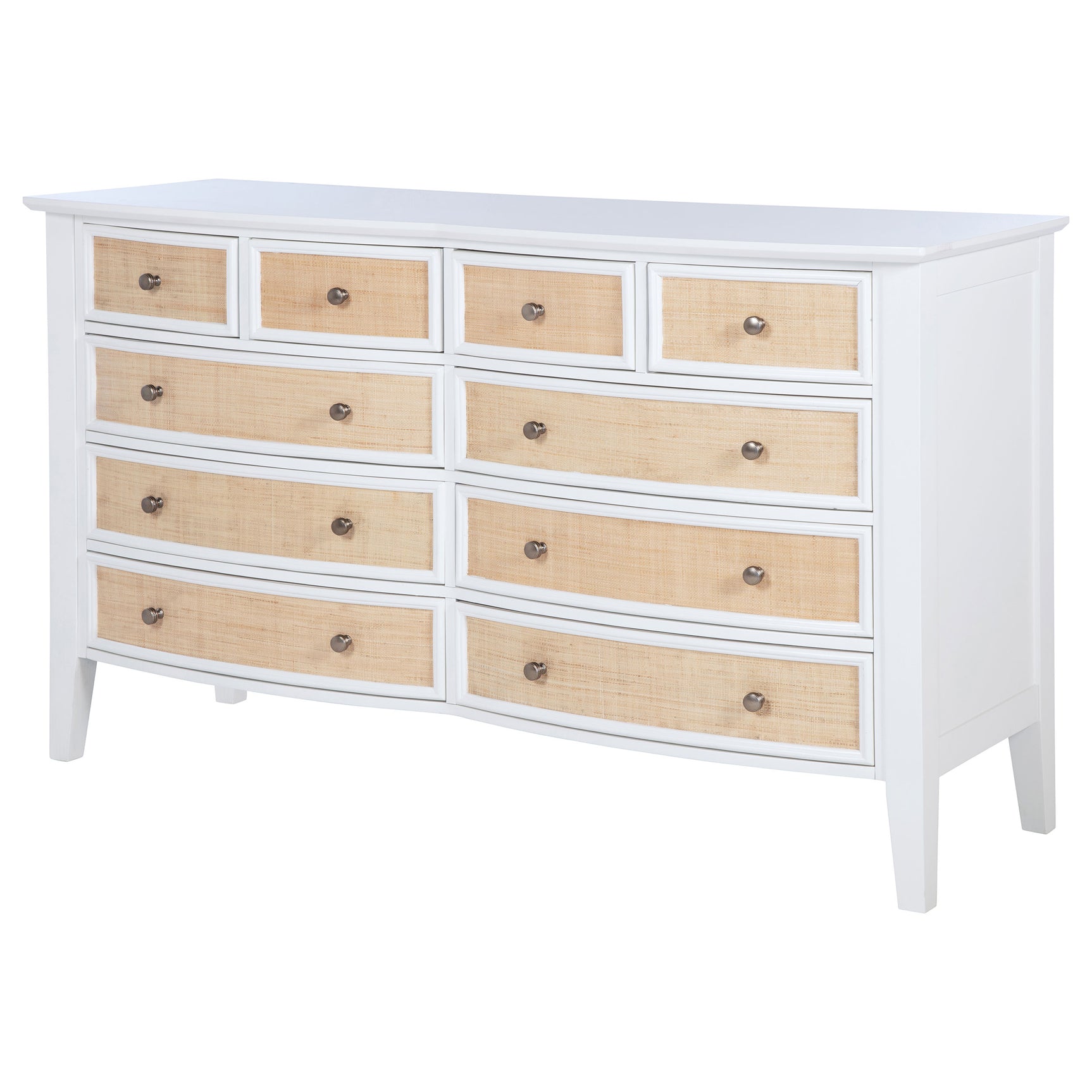 Bexhill 10-drawer Dresser Cabinet White - Tampa Furniture Outlet